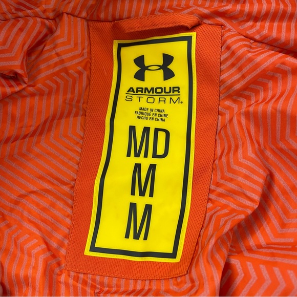 Under Armour Men's Coldgear Infrared Ghost Shell Jacket Medium Orange Tactical - Picture 4 of 16